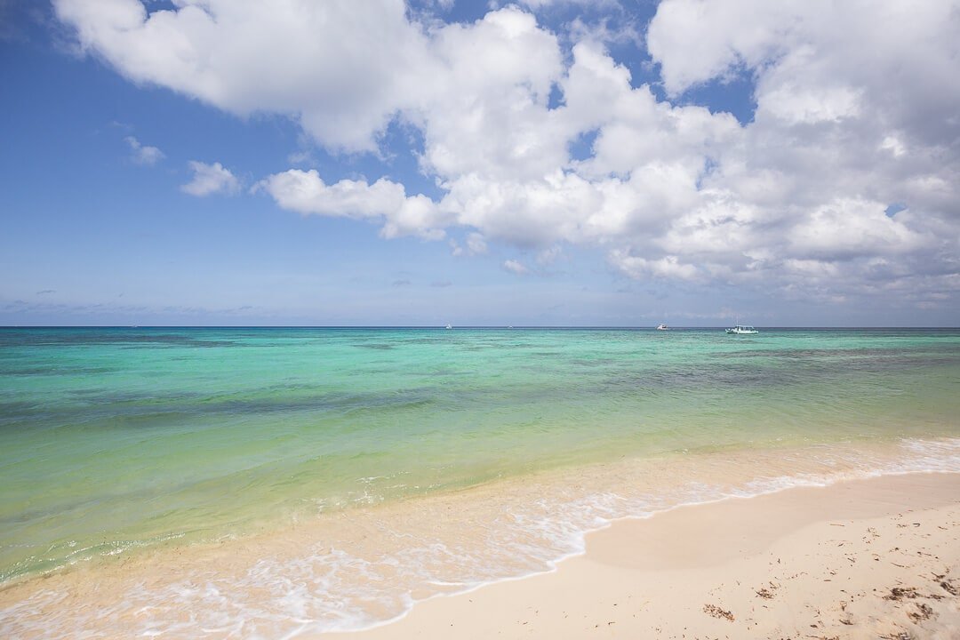 Playa Palancar White sand and turquoise waters at Palancar Beach. Living in Cozumel, Mexico.